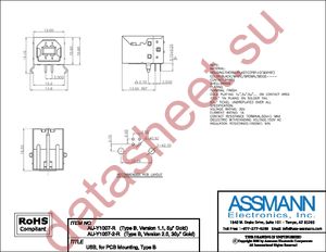 AU-Y1007-2-R datasheet  